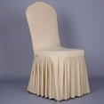 thumbnail image 1 of Housse de Chaise Extensible Universelle Facile à Ajuster avec Jupe, 1 of 4