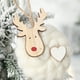 thumbnail image 4 of Adornos navideños Adorno para árbol de Navidad hecho de madera Adecuado para colgar muñecos de nieve de edad avanzada en habitaciones Salas de estar Exhibición Decoración para árbol de Navidad Decorac, 4 of 6