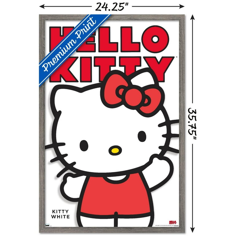 Hello Kitty - Kitty White Feature Series Wall Poster, 22.375