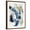 Brown Frame, variant on Art.com Indigo Crescent II Art Print by PI Studio, 12" x 16"