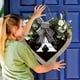 thumbnail image 3 of Guirnalda de 26 letras en forma de corazón con el apellido A Z para colgar en la puerta de entrada Guirnalda de primavera para colgar en la puerta de entrada, 3 of 3