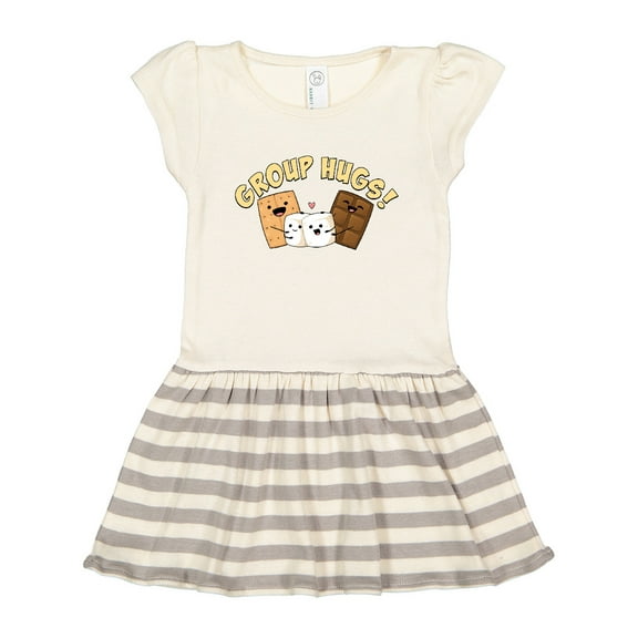 Inktastic Group Hug S'More Gift Toddler Girl Dress