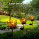 thumbnail image 1 of Solar Villa Garden Patio Lights Iron Hollow Petal Outdoor Landscape Decorative Lights Flower Ground Plug Lawn Lights, 1 of 5