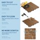 thumbnail image 2 of Yeshouse rejilla para chimenea de 76 cm, fabricada en acero macizo de 19 mm, con 6 patas y 7 barras, recubrimiento en polvo, ideal para leña en chimeneas y fogatas interiores o exteriores, 2 of 8