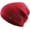 Red, variant on Black Ribbed Heather Slouchy Beanie Skull Cap Hat Winter Ski