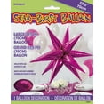 thumbnail image 3 of Large Foil 12 Point Star Balloon, 27 in, Gold, 1ct, 3 of 7