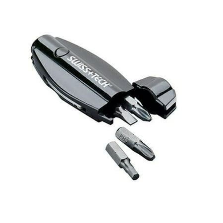 Swiss+Tech DTCSBK XDrive 7-in-1 Compact MultiTool Driver Set Keychain ST60200