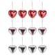 thumbnail image 1 of 12 bolas de espejo con forma de corazón pequeñas y reflectantes para colgar en la discoteca, adornos con forma de corazón para bodas, San Valentín y Navidad, 1 of 7