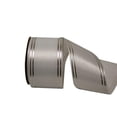 thumbnail image 1 of Reliant Ribbon 5503-981-40K 20.5 in. 50 Yards Quad Stripe Ribbon&44; Blanc & Argent, 1 of 1