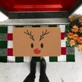 thumbnail image 6 of Reindeer Christmas Doormat Outdoor Entrance Christmas Rug for Outdoor Welcome Mats for Front Door, Brown Indoor Christmas Mat Non Slip Door Mat Indoor or Outdoor for Home Decor, 30 X 17 Inch, 6 of 6