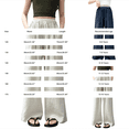 thumbnail image 3 of CPNG Girls Wide Leg Pants Elastic High Waist Straight Leg Casual Pants Lightweight Breathable Streetwear Pants, 3 of 7