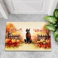 thumbnail image 4 of Happy Thanksgiving Doberman Pinscher Give Thanks Fall Beanie Scarf Welcome Doormat Doberman Dog Lover Gifts Indoor Outdoor Welcome Mat - 00020, 4 of 5
