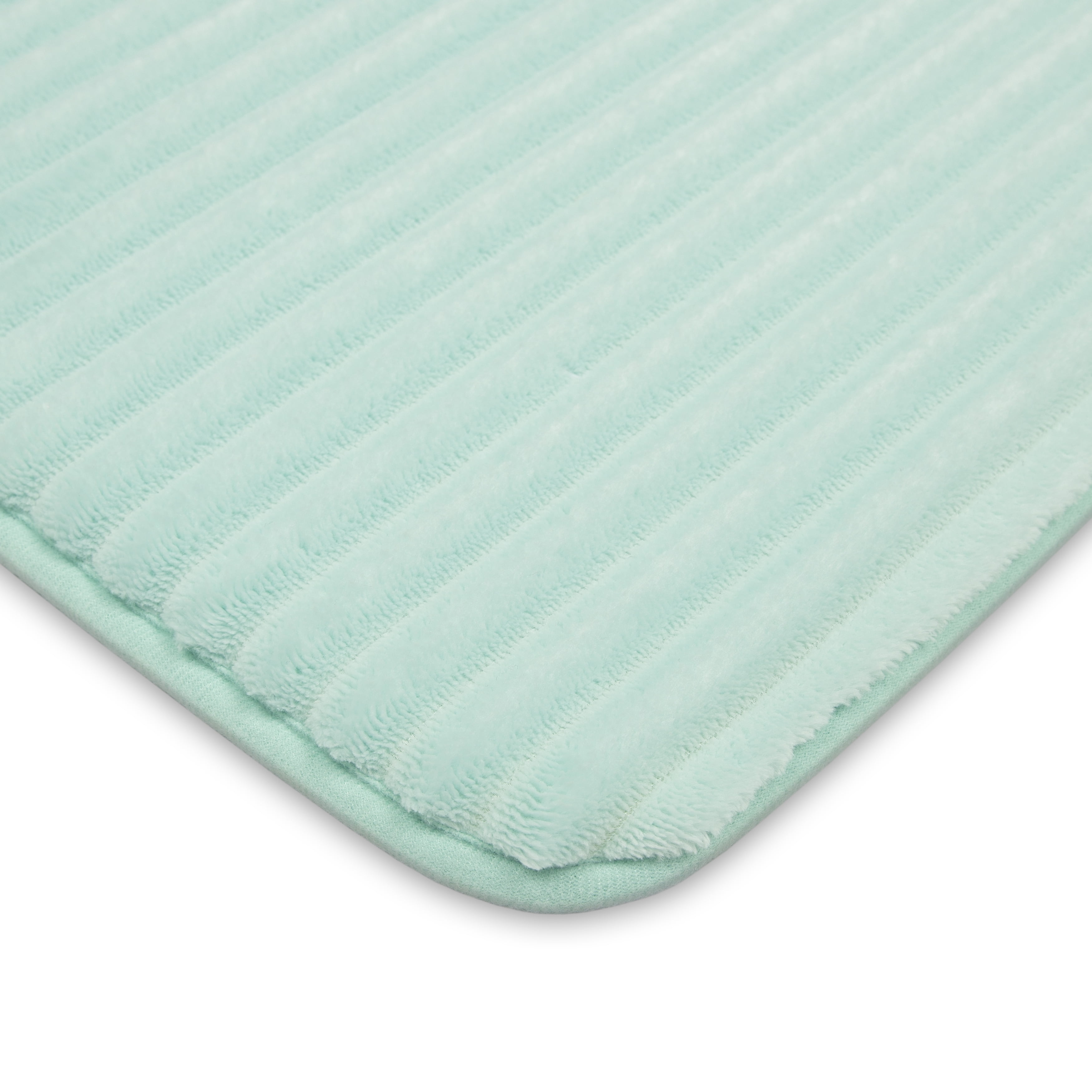 Mainstays Performance Quick Dry Memory Foam Bath Mat, Classic Mint, 20" x 30"
