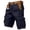 DS85_Dark Blue, variant on Dwellite Cargo Shorts for Men 2026 Cotton Casual Relaxed Fit Outdoor Work Shorts with Multi-Pocket Black 5XL