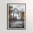 thumbnail image 3 of ELNEIT - Gateway Arch National Park Poster, Unframed Matte Paper, S17, 3 of 3