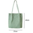 thumbnail image 2 of Corduroy duffel bag, versatile shoulder bag, 2 of 5