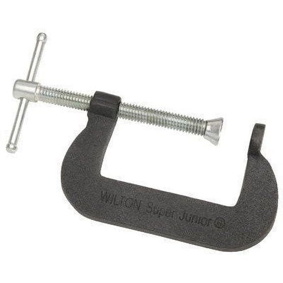 Super-Junior C-Clamps, Sliding Pin, 1-1/4 in Throat Depth