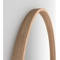 thumbnail image 3 of Mobili Fiver, Olivia Round Mirror, 25.19 in Diameter, Rustic Oak, Made in Italy, 3 of 9