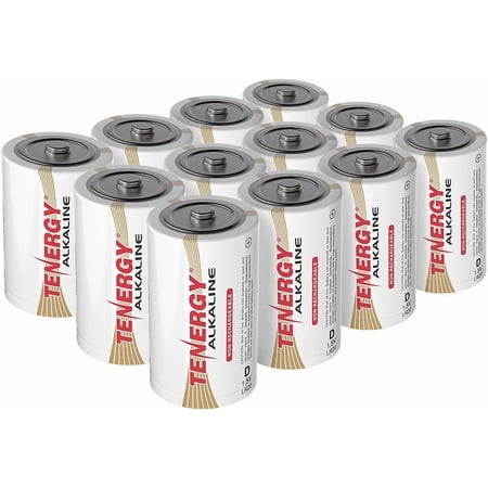 1.5V D Alkaline LR20 Battery, High Performance D Non-Rechargeable Batteries for Clocks, Remotes, Toys & Electronic Devices, Replacement D Cell Batteries, 12 Pack