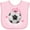 AD-Pink, variant on Inktastic Soccer Princess- Tiara Girls Baby Bib
