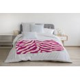 thumbnail image 3 of Simply Daisy Animal Stripe Fleece Throw Blanket, Orchid, Standard Throw, 3 of 4