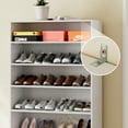 thumbnail image 6 of StorageWorks 40 Pair Adjustable Shoe Rack, Large Capacity Shoe Shelf, Black, 6 of 10