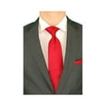 thumbnail image 3 of Salvatore Exte Men's Modern Two Button Sharkskin Suit Gray, 3 of 3