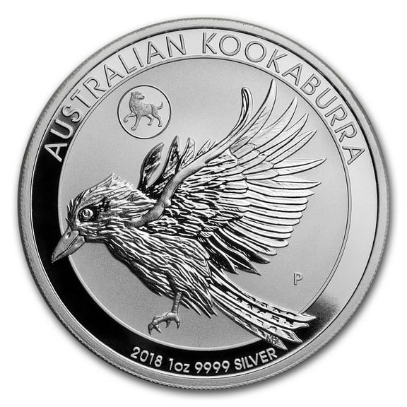 2018 Australia 1 oz Silver Kookaburra BU (Dog Privy)