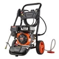 thumbnail image 2 of KFFKFF 3600 PSI 2.6 GPM Gas Pressure Washer w/26 ft High Pressure Hose 5 Nozzles Gas Powered Washer, 2 of 8