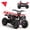 Red-1, variant on 36V 500W Electric 4 Wheeler for age 12+,10/15 MPH Speed Adjustment,IVFJFV 12AH Battery Powered 4 Wheel with Safety Lock,Powered Ride-on Car Dual Shock Absorbers,LED Light,10" Off-Road Tires,Red