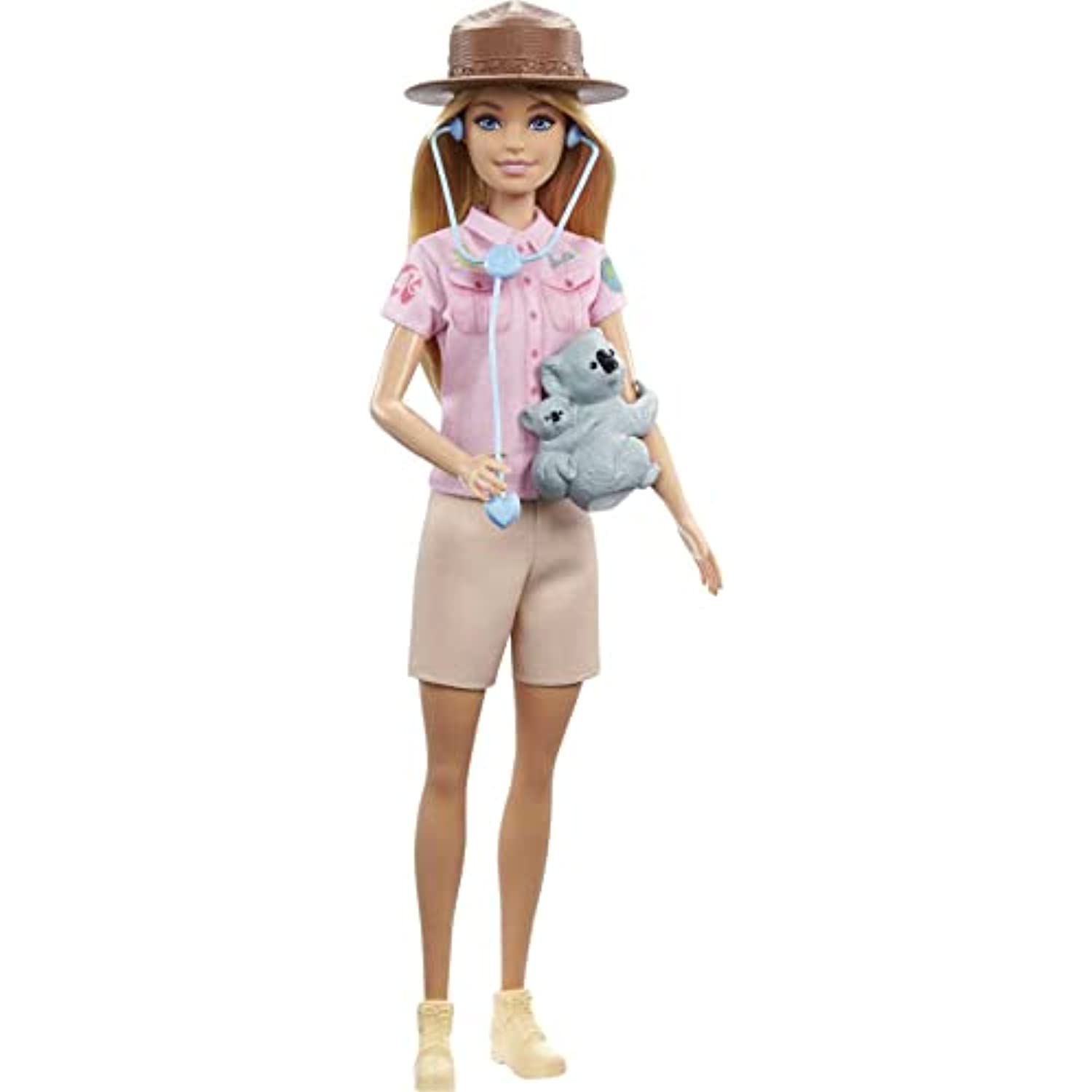 Barbie Zoologist Doll, Role-Play Clothing & Accessories: Koala & Baby ...