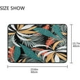 thumbnail image 2 of Hawaiian Palm Leaf Doormats Bathroom Floor Mat Lightweight Non-Slip Area Rugs Entrance Front Door Rug for Outdoor Garden Kitchen Bedroom 23.6" x 15.7" Home Decor, 2 of 7