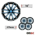 thumbnail image 3 of 16" Hubcaps for Honda CR-V Car Wheel Cover Black with Glossy Insert Blue 4 Pcs, 3 of 10