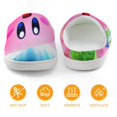 thumbnail image 5 of Kirby Animal Cartoon Soft Plush Slippers for Boys Girls Winter Warm Cotton Slippers with Rubber Sole Non-Slip Kid's Slip on Shoes Fluffy House Slippers For Indoor And Outdoor, 5 of 8