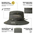 thumbnail image 3 of FL Mens Bucket Sun Bucket Hat Wide Brim, Waterproof Boonie Hiking Fishing Beach Safari Hats for Summer, 3 of 4