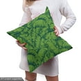 thumbnail image 4 of Exotic Fabric by the Yard Upholstery, Clutter of Banana Leaves Paradise Plantation Foliage Scene, Decorative Fabric for DIY and Home Accents, Fern Green Hunter Green by Ambesonne, 4 of 4