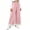 Pink, variant on Tranfacy Girls 6 Months-14 Years Fall Pants Solid Elastic Waist Wide Leg Trousers