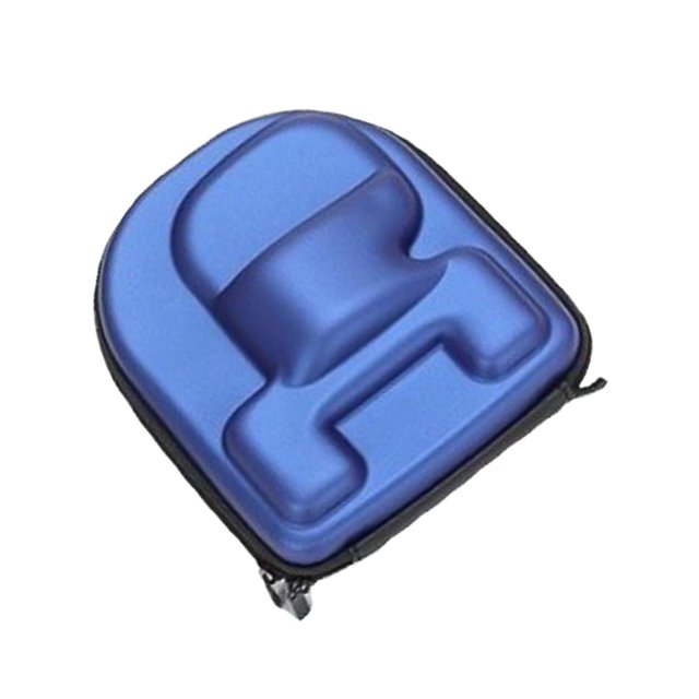 Bolsa de carretes de pesca EVA, funda protectora para carrete de pesca, cubierta de carrete de Baitcasting portátil impermeable para agua dulce y sala Azul