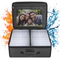 thumbnail image 1 of Caja de almacenamiento de fotos ENGPOW ignífuga con funda interior de 18 x 6 pulgadas, 1 of 8