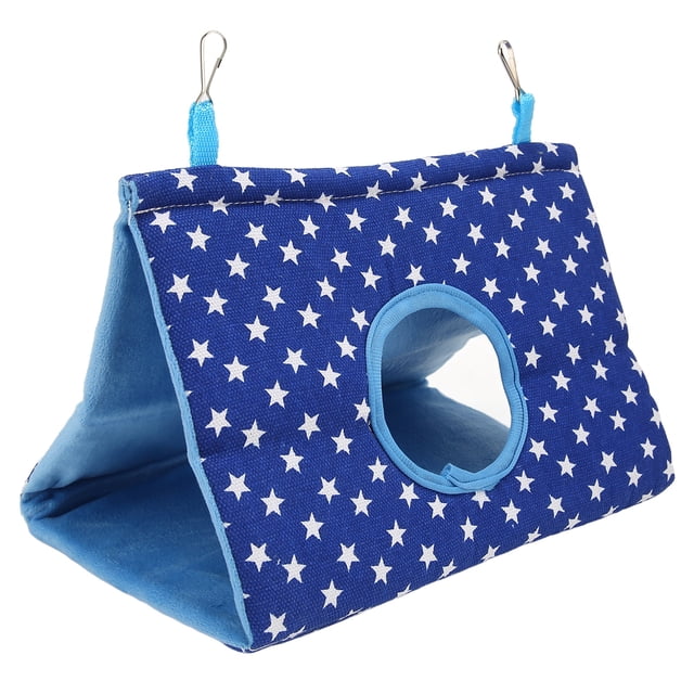Cage Bird Hanging Tent Warm Triangular Comfortable Sleeping Bed with Hooks for Budgies Parakeet