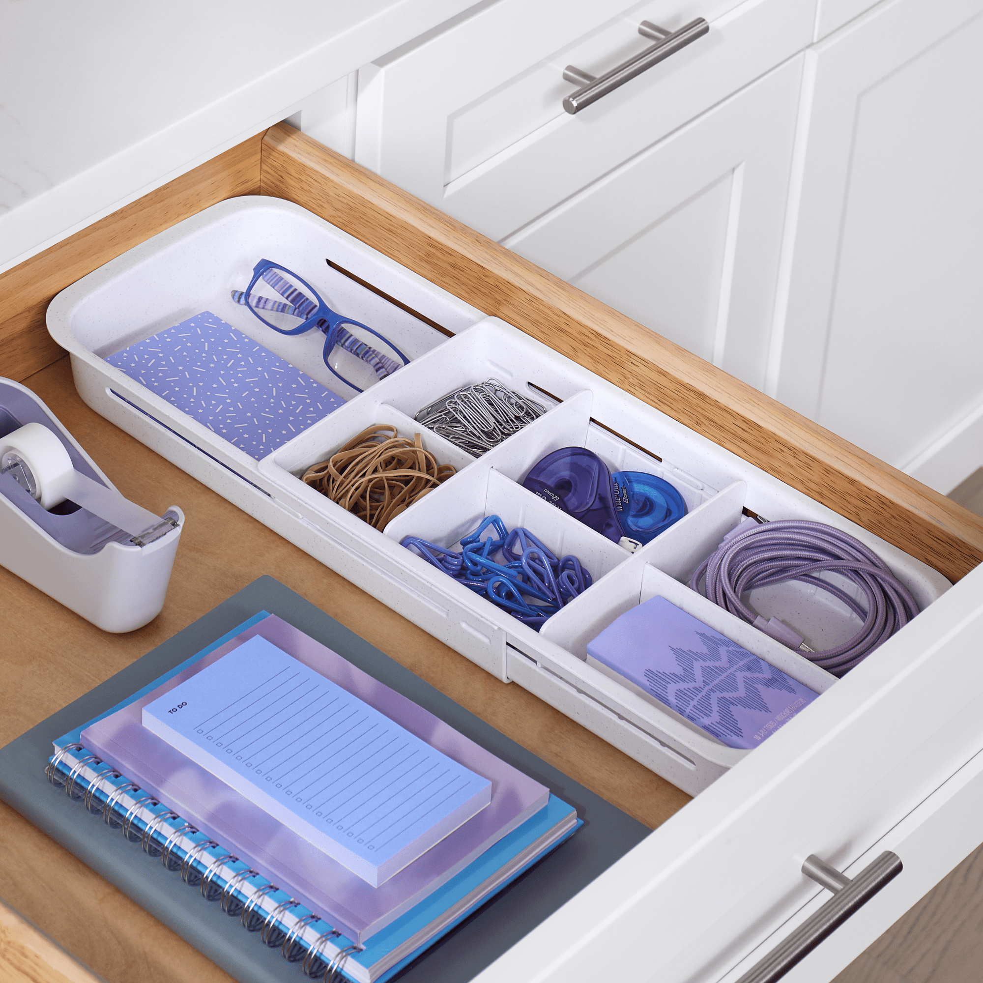 YouCopia DrawerFit Sliding Drawer Tray with Adjustable Dividers, Expandable Organizer