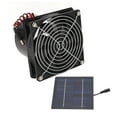 Solar Exhaust Fan Efficient Heat Dissipation Ventilation 50W Solar Panel Fan Kit 5?12V
