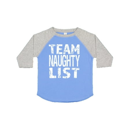 

Inktastic Team Naughty List Gift Toddler Boy or Toddler Girl T-Shirt