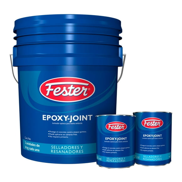 Junteador Epóxico para Loseta Antiácida Fester Epoxy-Joint 12 KG