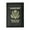 Black, variant on RFID Blocking Premium Leather United States Passport Holder Golden Print Emblem RFID P 601 USA (C)