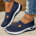 thumbnail image 2 of Orthopedic Walking Shoes for Women with Arch Support Comfortable Knit Arch Support Ortho Nursing Work Slip on Sneakers, 2 of 5