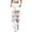 White, variant on TJAZFJPA Women's Slacks with Pockets Petite Ms Christmas Long Elastic Beam Foot Snow Christmas Tree Printing Belt Daily Leisure Pants Pants Womens Casual Pant Suits