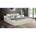 thumbnail image 2 of Pemberly Row Smart Multifunctional Queen Size Bed Made with Wood in Beige Color, 2 of 20