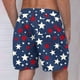 thumbnail image 3 of Pantalones Cortos Deportivos para Hombre, Pantalones Cortos de Playa con Cordón Impreso para el Día de la Independencia con Bolsillo Hechos de 95% Poliéster 5% Spandex, Pantalones Cortos Deportivos Pa, 3 of 4