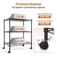 thumbnail image 3 of Estantes de almacenamiento HealSmart de 3 niveles, 340 kg, capacidad 61 x 35 x 81 cm, 3 of 5